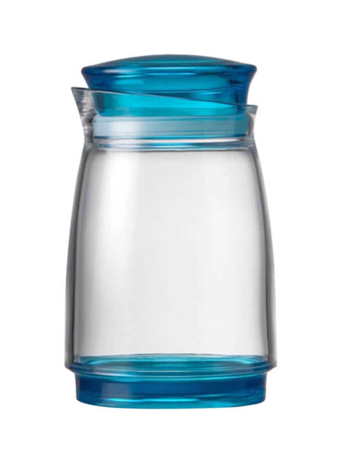 HEC Feliz Canister Blue/Clear 23X16X16cm 