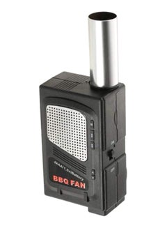 Electric BBQ Fan Air Blower Ventilator Barbecue Black