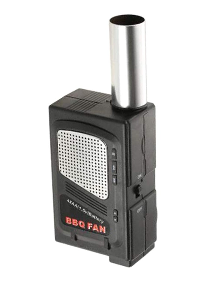 Gerenic - Electric BBQ Fan Air Blower Ventilator Barbecue Black - Image 1