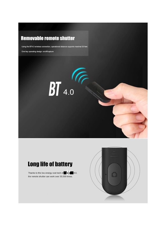 Wireless Bluetooth Selfie Stick Black - Image 3