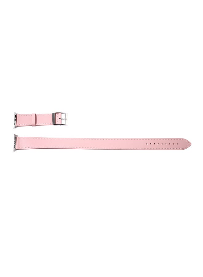 سوار بديل لساعة أبل بقياس 42 مم وردي - Image 1