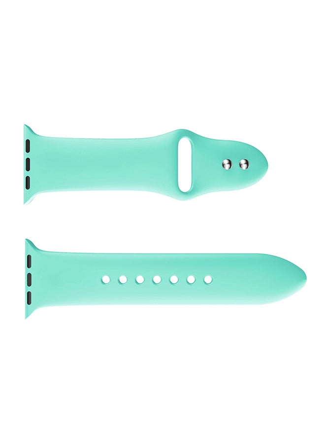 Replacement Band for Apple Watch Series 3 / 2 / 1 38mm Mint Green - Image 1