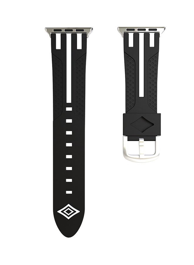 Replacement Band For Apple Watch 42mm Black / White - Image 1