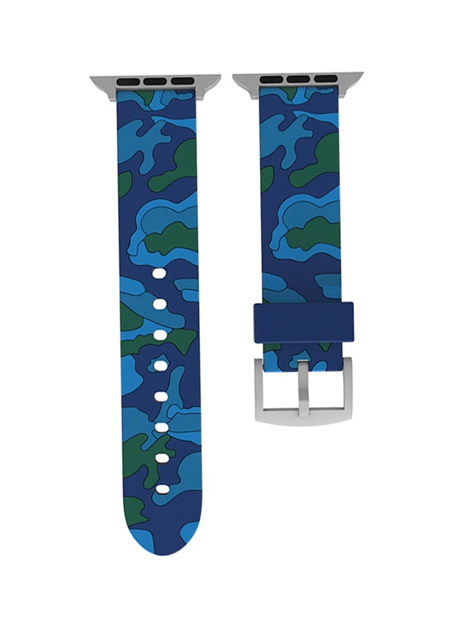 Replacement Band For Apple Watch Series 3 / 2 / 1 42mm Blue - Image 1