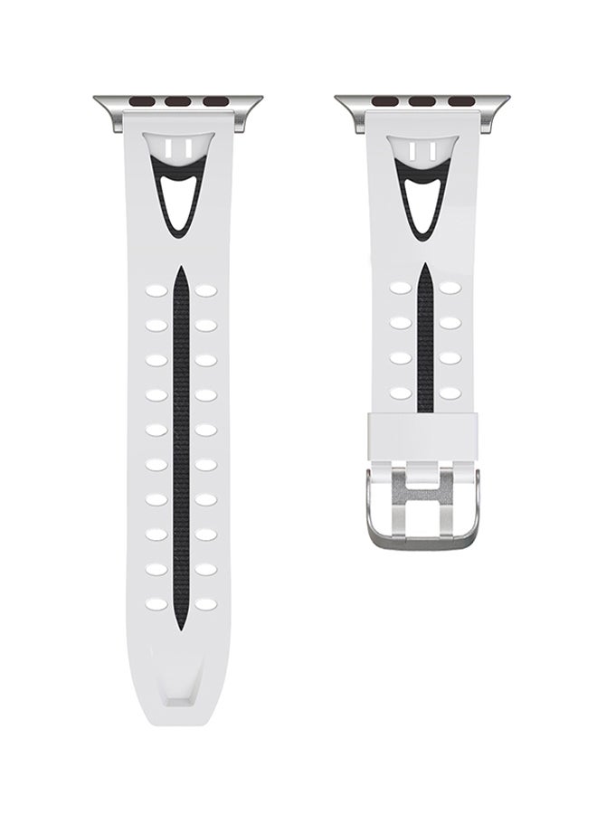 Replacement Band For Apple Watch Series 3 / 2 / 1 38mm White - Image 1