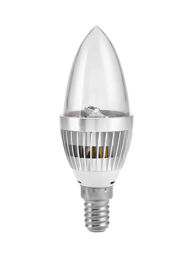 بيوينتي مصباح LED بتصميم شمعة بألوان متغيرة فضي / شفاف 11 x 6سم  - Image 1