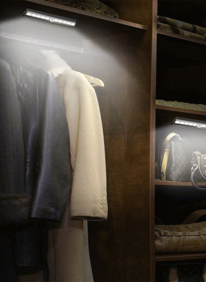 بيوينتي إضاءة جدارية بمستشعر حركة أبيض 19x3x1.5Ø³Ù†ØªÙŠÙ…ØªØ± - Image 2