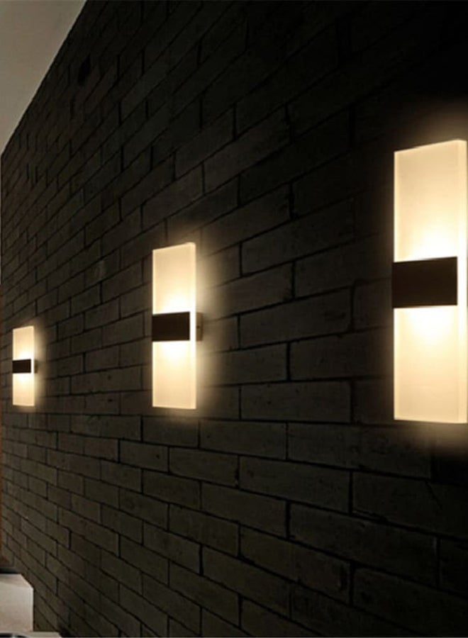 بيوينتي مصباح LED جداري لغرفة المعيشة بتصميم عصري بيج / أسود 29 x 11سم - Image 3