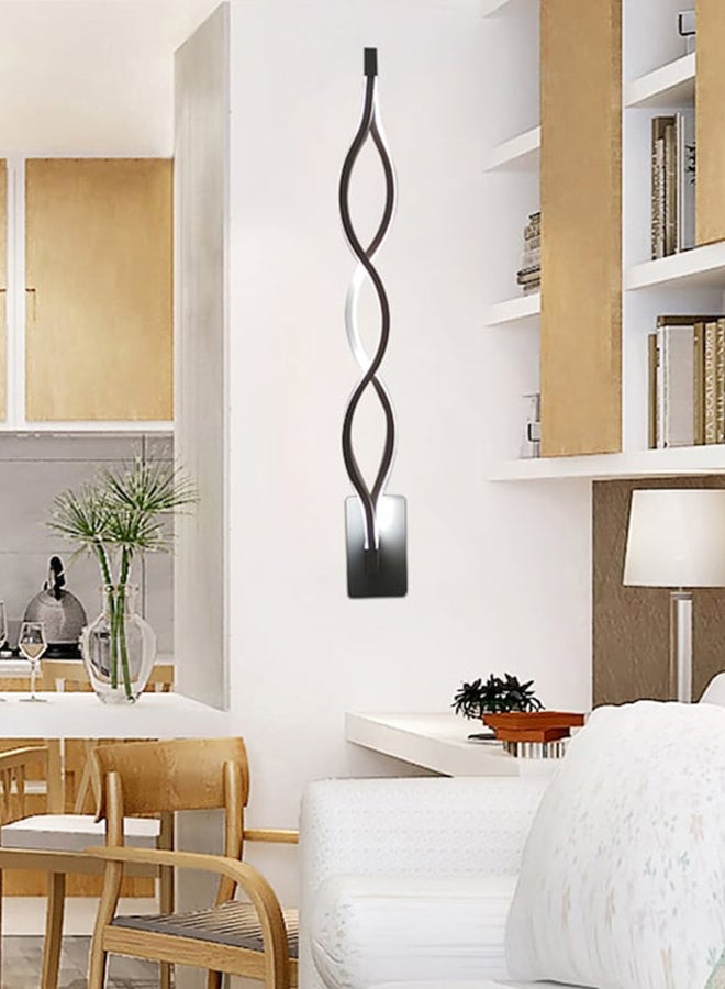 بيوينتي مصباح إضاءة LED مموج من الألومنيوم أسود/ أبيض 480 x 65سم - Image 2