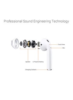 RIVERSONG Wireless Earbuds With Charging Box White  - Image 4