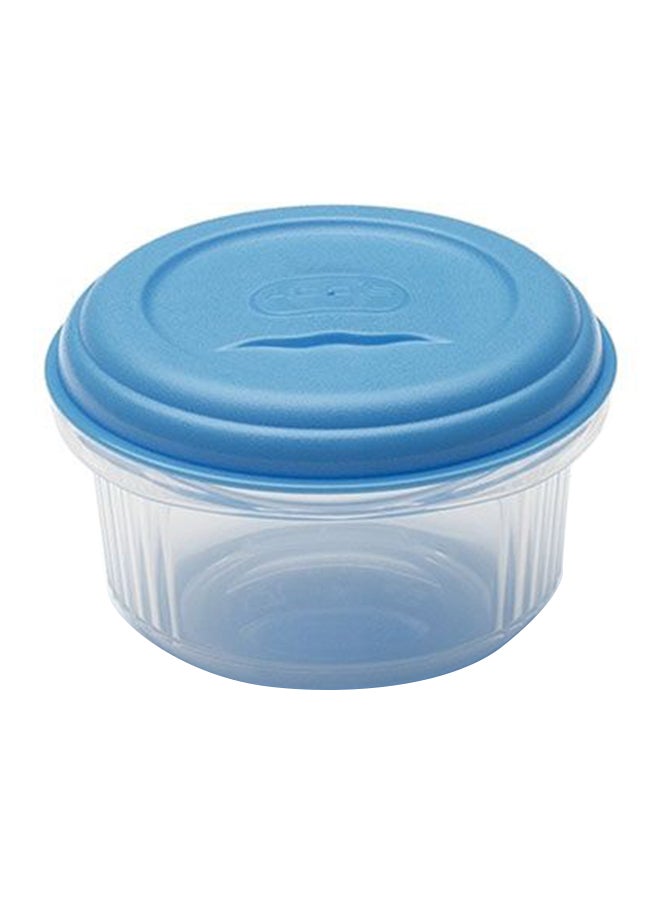 Addis Round Foodsaver Container Blue/Clear 8X10X13cm 