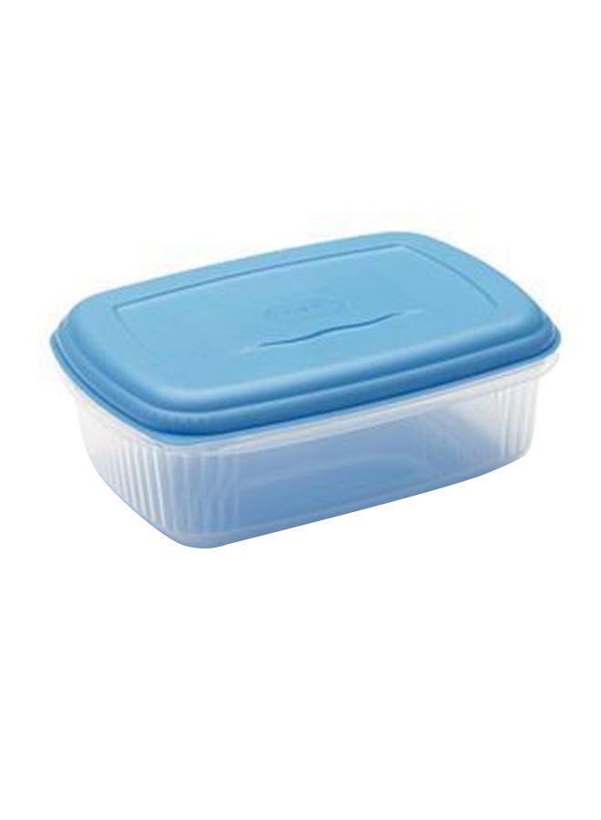 Addis Rectagular Foodsaver Container Blue/Clear 27X20X11centimeter 
