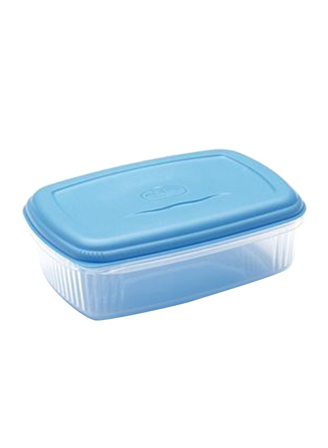 Addis Rectangular Foodsaver Container Blue/Clear 22X15X8cm 