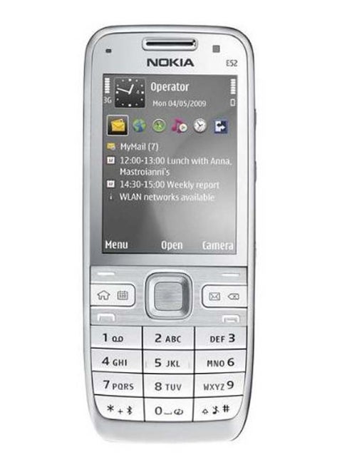 E52 Single Sim White 60MB RAM 1GB 3G