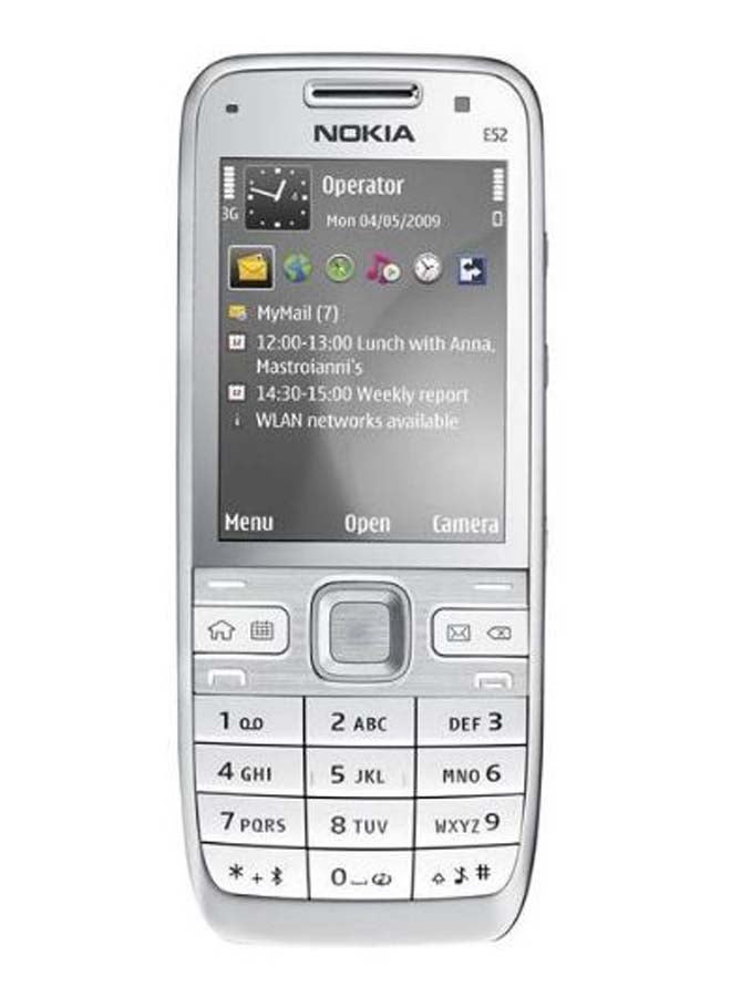E52 Single Sim White 60MB RAM 1GB 3G
