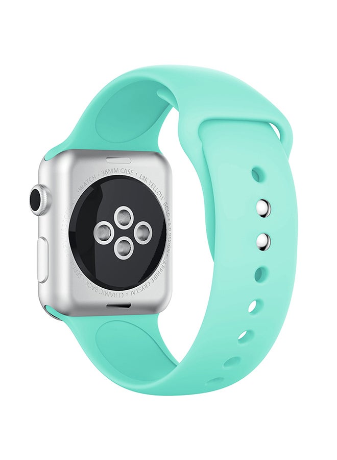 Replacement Band for Apple Watch Series 3 / 2 / 1 38mm Mint Green - Image 3