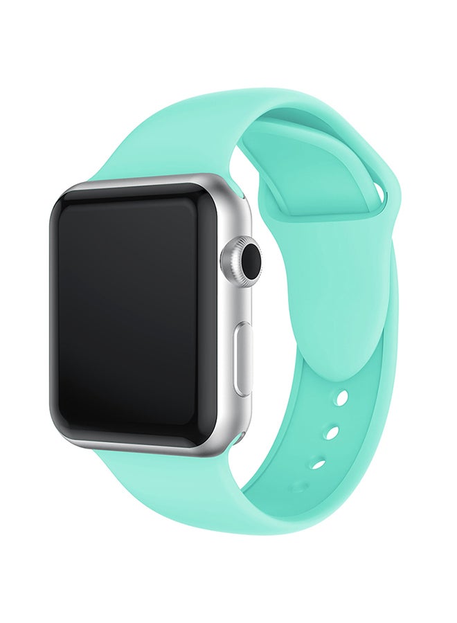 Replacement Band for Apple Watch Series 3 / 2 / 1 38mm Mint Green - Image 4