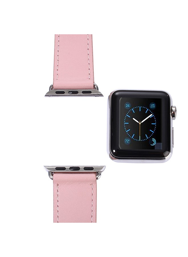 سوار بديل لساعة أبل بقياس 42 مم وردي - Image 3