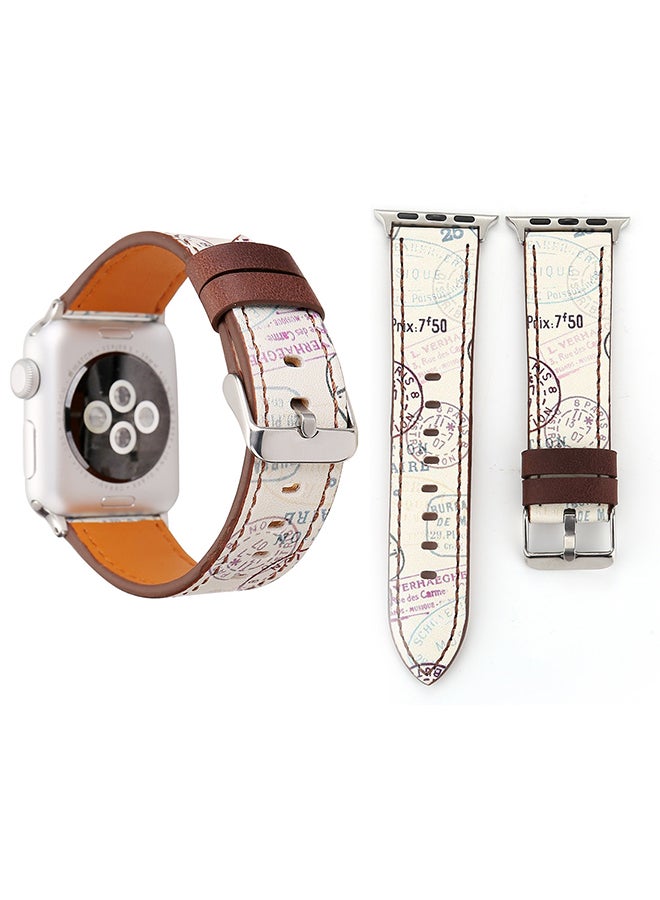 باند بديل لساعة أبل ووتش سيريز 3/ 2/ 1 مقاس 42 مم بيج - Image 2