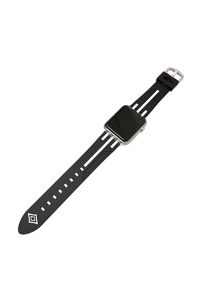 Replacement Band For Apple Watch 38mm Black / White - Image 2