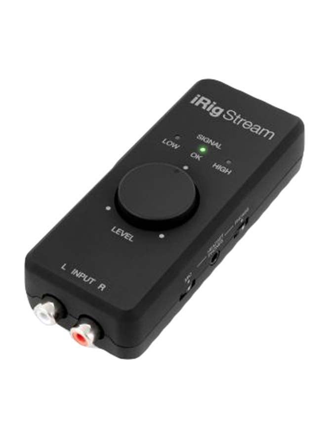 IK Multimedia - Irig Stream - Streaming Audio Interface For Iphone, Ipad And Mac/Pc Black - Image 1