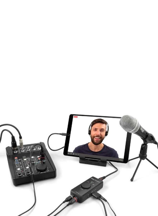 IK Multimedia - Irig Stream - Streaming Audio Interface For Iphone, Ipad And Mac/Pc Black - Image 1