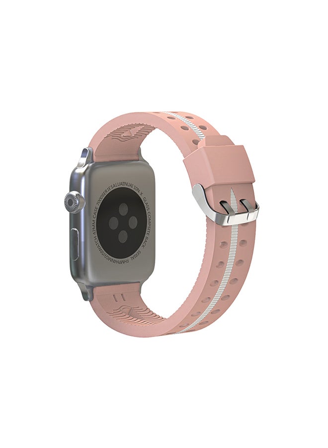 Replacement Band For Apple Watch Series 3 / 2 / 1 42mm Pink - Image 2