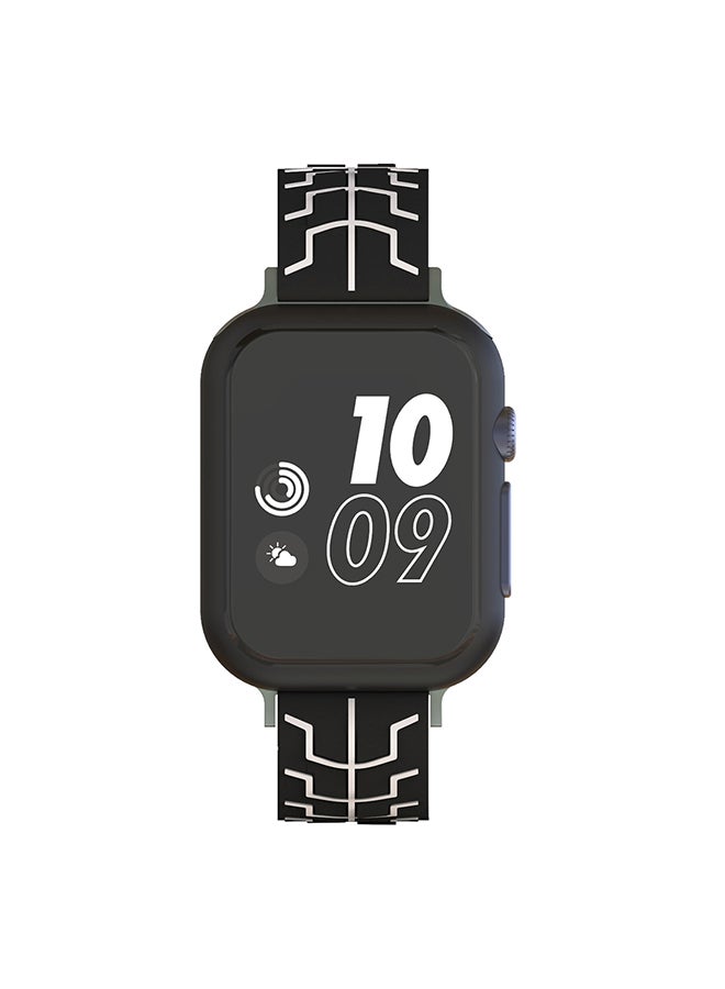 Fashion Fishbone Pattern Silicone Watch Strap For Apple Watch Series 3/2/1 42mm Multicolour - Image 3