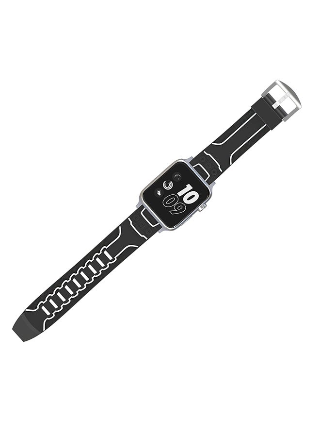 Fashion Electrocardiogram Pattern Silicone Watch Strap For Apple Watch Series 3/2/1 42mm Multicolour - Image 3