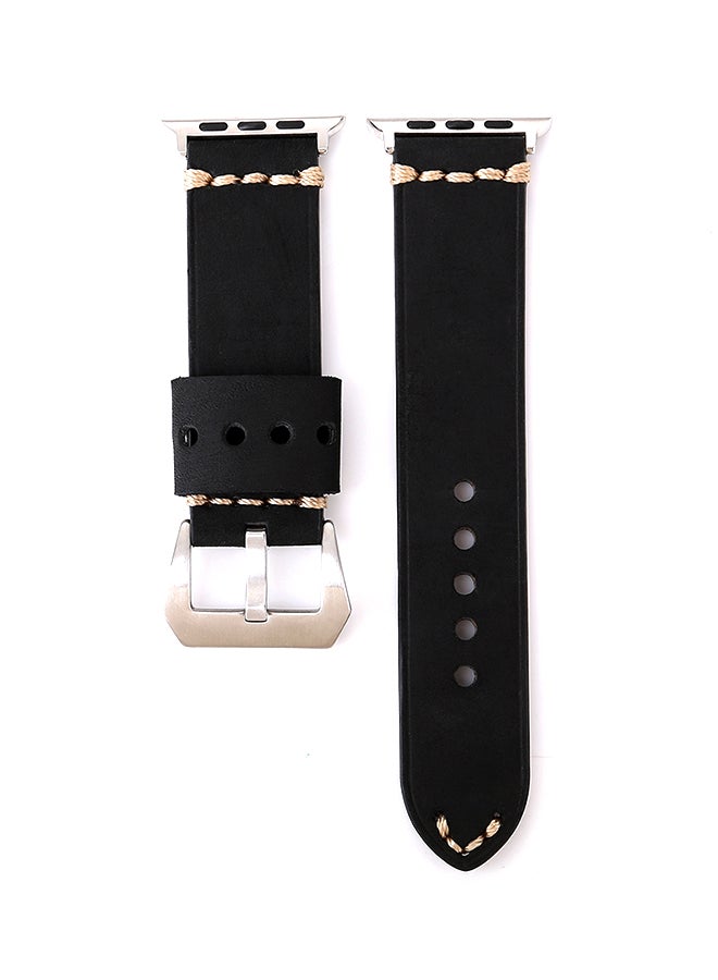 Replacement Band For Apple Watch Series 3/2/1 42mm Black - Image 1