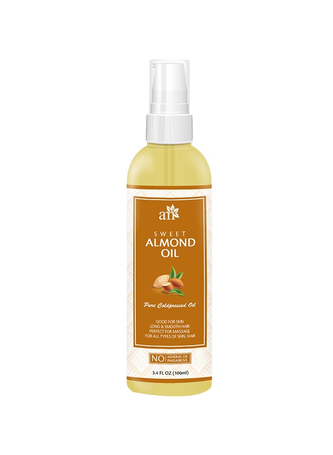 AromaMusk - Pure Cold Pressed Sweet Almond Oil 100ml - Image 1