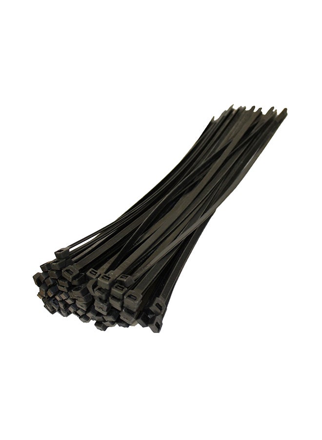 100-Piece Cable Tie Set Black 12inch  - Image 1