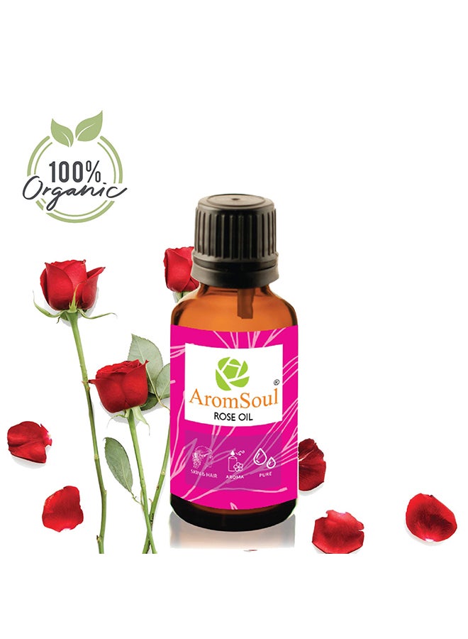Aromsoul Pure And Natural Rose Essential Oil 30ml  - Image 2