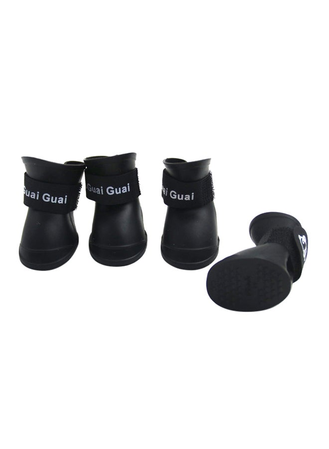 Waterproof Rain Shoes Black - Image 1