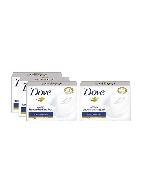 Pack Of 4 Cream Beauty Bathing Bar 300grams