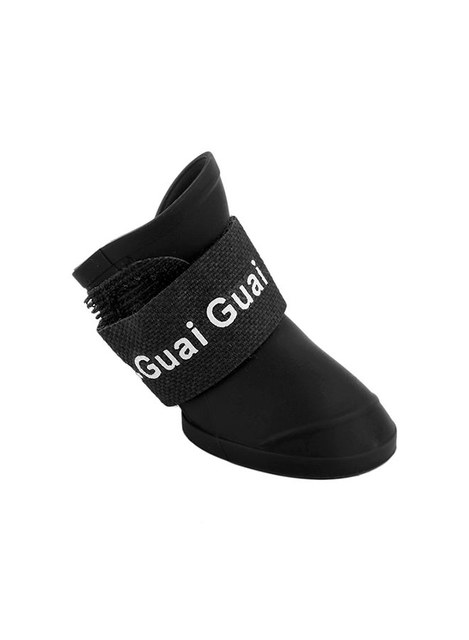 Waterproof Rain Shoes Black - Image 2