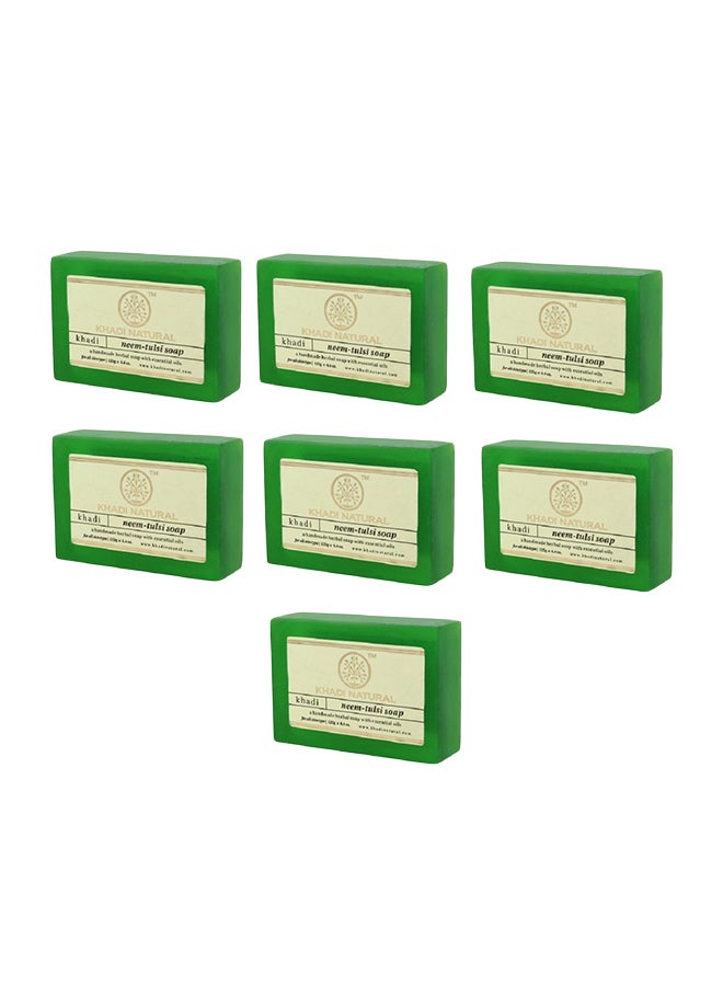 كادي نيتشورال مجموعة صابون نيم تولسي مكونة من 7 قطع 125جرام
