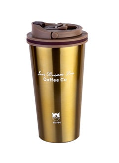 Marzo Vacuum Insulated Coffee Mug Gold 