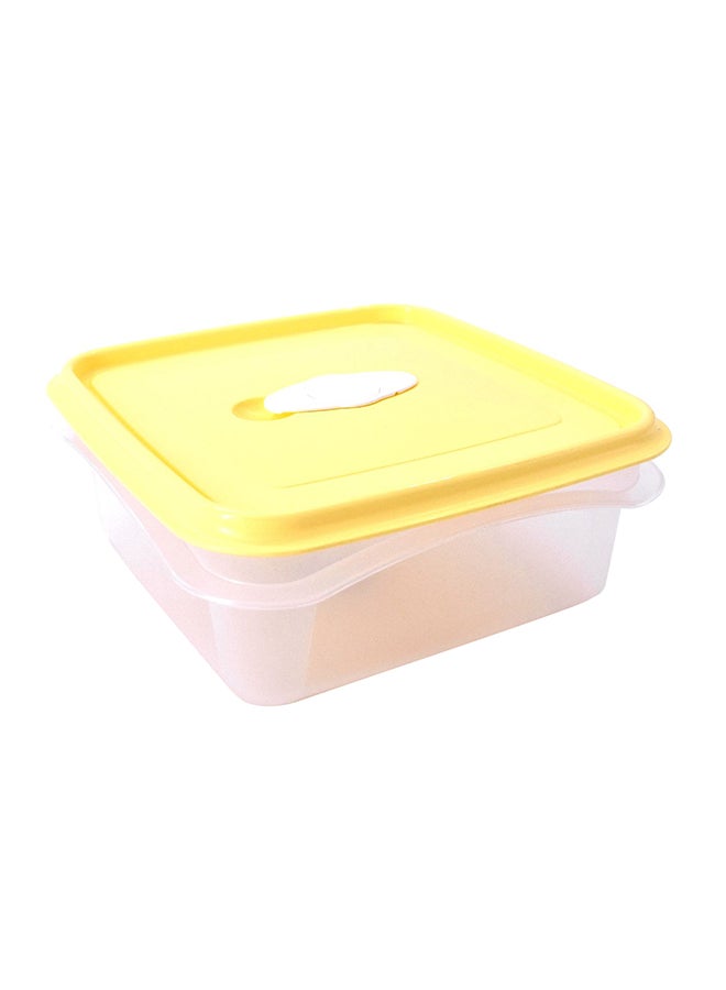 Food Storage Box With Date Display White/Yellow