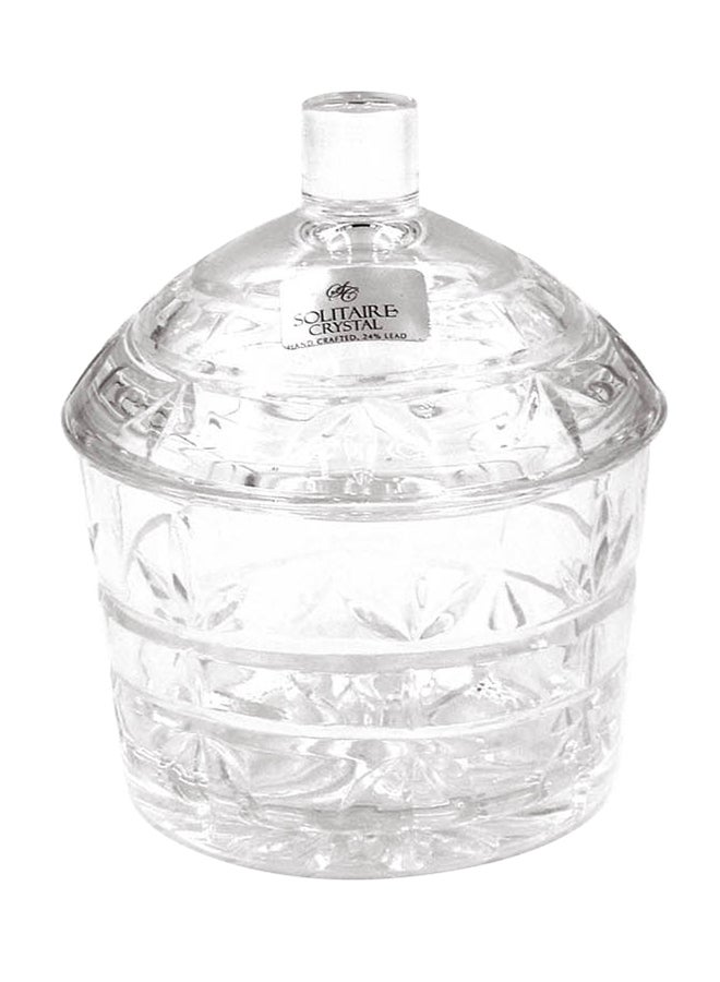 Candy Bowl With Lid Clear 12x12x11centimeter