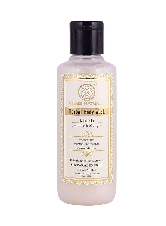 Khadi Natural Jasmine And Mongra Herbal Body Wash 210ml