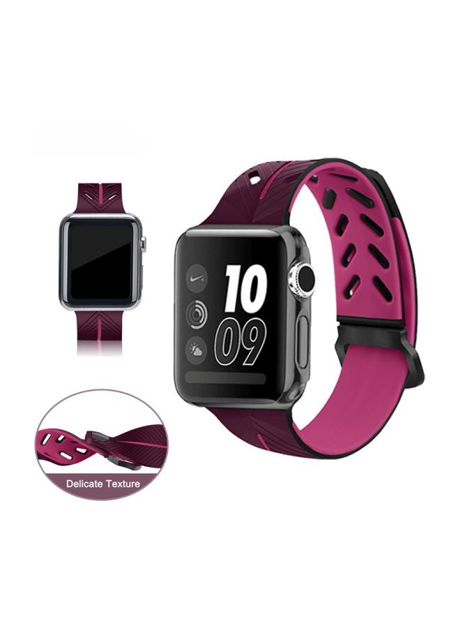 Ozone Replacement Band For Apple Watch 1/2/3 42 mm Purple - Image 3