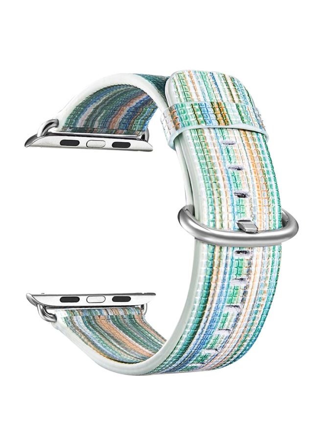 Ozone Replacement Band For Apple Watch 40mm Series 4/38mm 3/2/1 Green/Blue/Yellow - Image 1