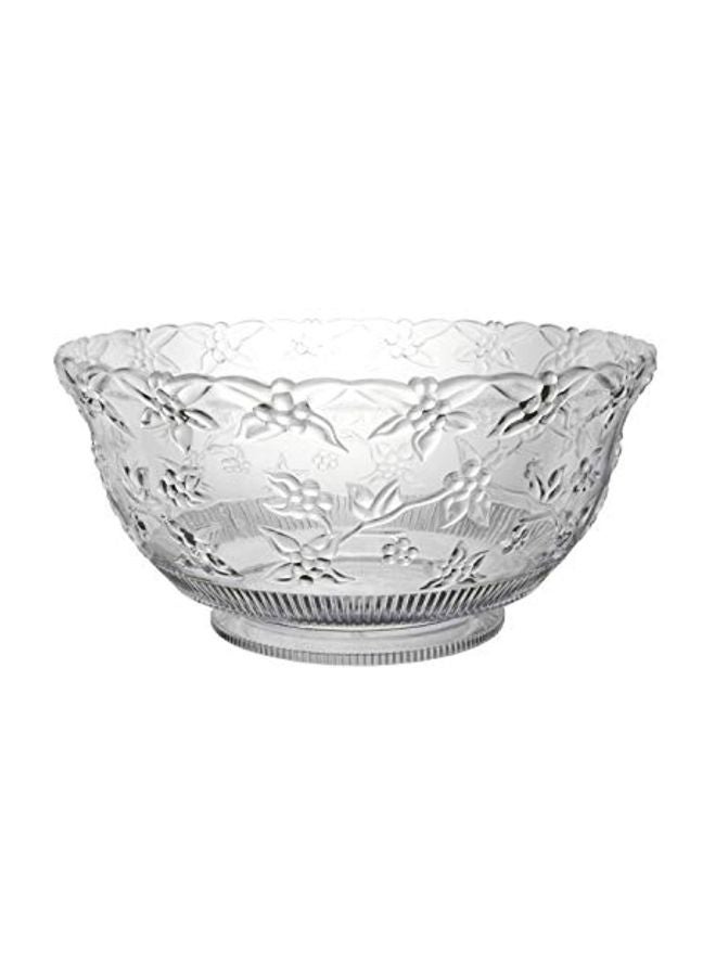 Plastic Embossed Punch Bowl Clear - v1580392455/N34136694A_3