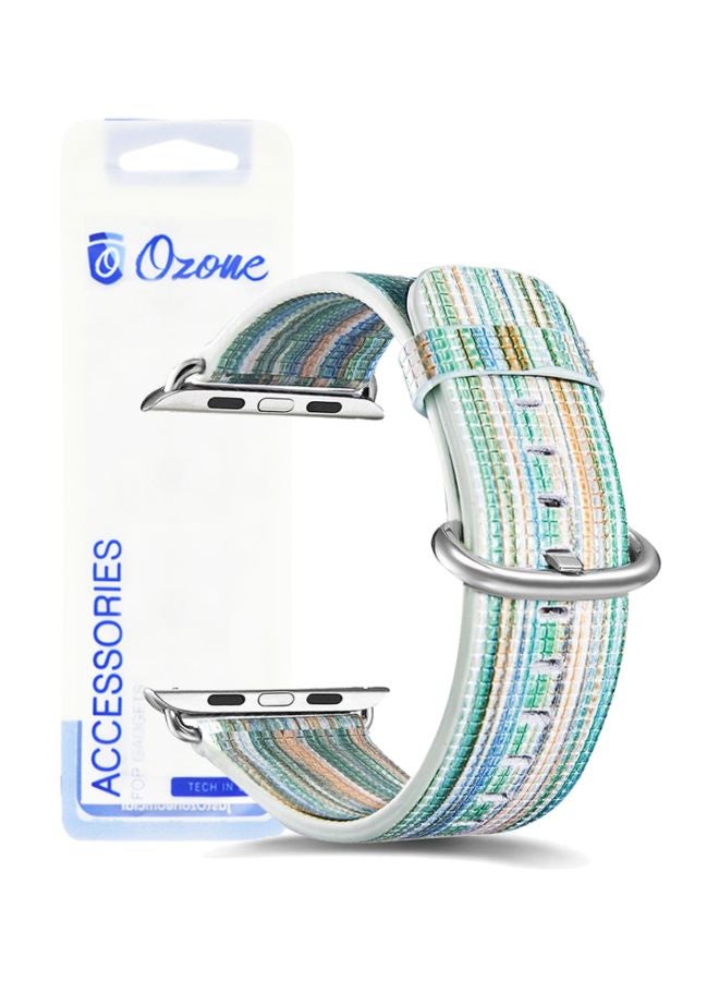 Ozone Replacement Band For Apple Watch 40mm Series 4/38mm 3/2/1 Green/Blue/Yellow - Image 4