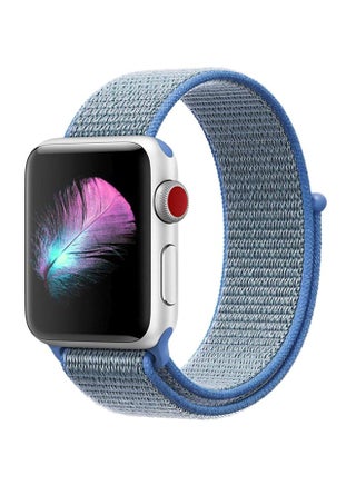 Replacement Band For Apple Watch Series 1/2/3/4 38/40mm Blue - v1580392583/N34077893A_1