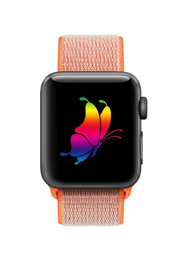 Ozone - Replacement Band For Apple Watch Series 1/2/3/4 38/40mm Orange - Image 1