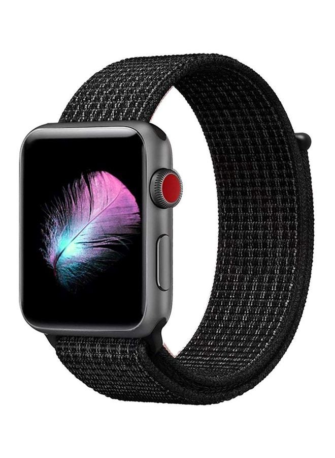 Replacement Band For Apple Watch Series 1/2/3/4 42/44mm Black