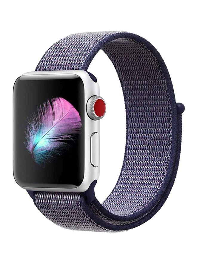 Ozone - Replacement Band For Apple Watch Series 1/2/3/4 42/44mm Dark Blue - Image 1