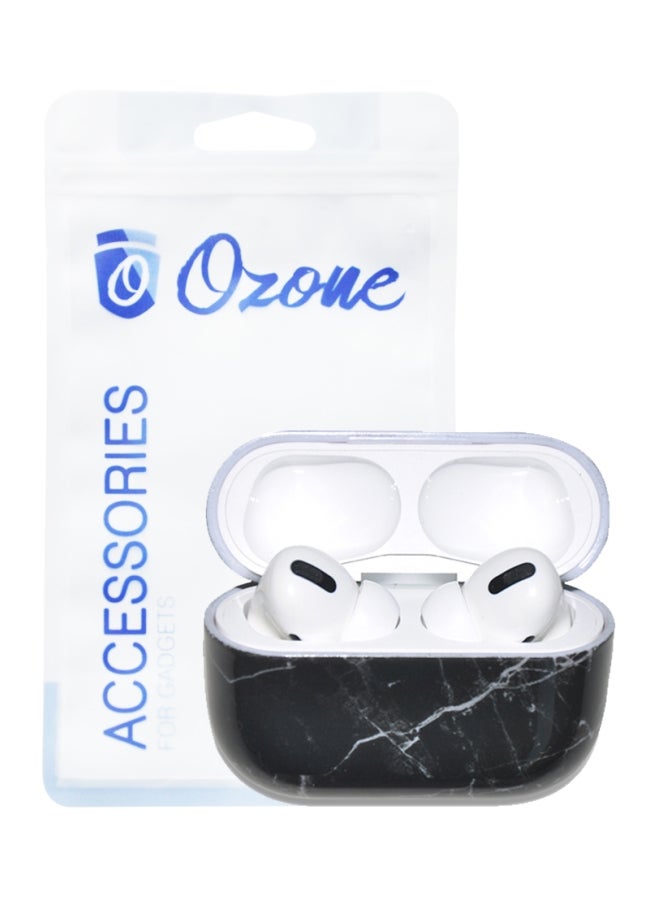 Ozone - Protective Case Cover For Apple AirPods Pro 2019 Black/White - Image 1